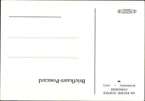 Ak Java Indonesien, Krakatau, Ein Ausbruch von 500 m im Januar 1929