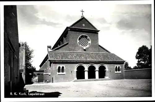 Ak Lepelstraat Nordbrabant Niederlande, R. K. Kerk