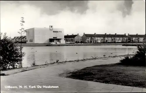 Ak Uithoorn Nordholland Niederlande, N. H. Kerk De Hoeksteen