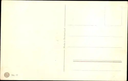 Künstler Ak Rabert, Landschaft, Gewässer, Kitsch