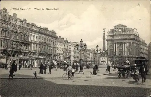 Ak Brüssel Brüssel, Place de Brouckeve