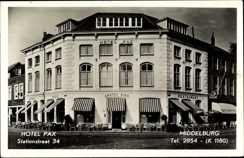 Ak Middelburg Zeeland Niederlande, Hotel Pax