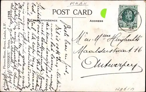 Ak Vater mit weinendem Baby, Mutter ist im Urlaub