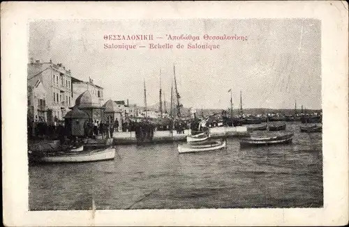 Ak Thessaloniki Thessaloniki Griechenland, Skala von Saloniki