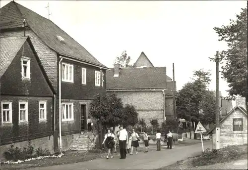 Ak Meura in Thüringen, Ortsstraße