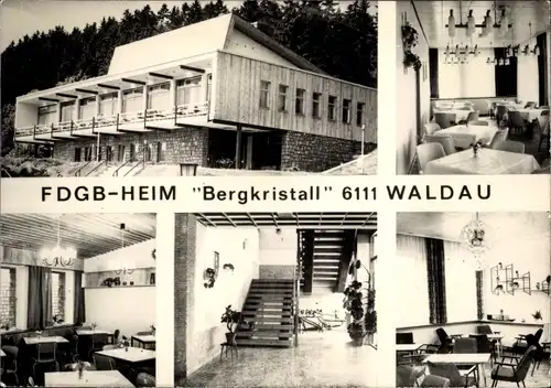 Ak Waldau Schleusingen in Thüringen, FDGB-Heim Bergkristall