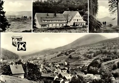 Ak Oberschönau Steinbach Hallenberg Thüringer Wald, Hohe Möst, Erholungsheim KG Stadt Leipzig