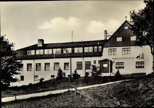 Ak Pobershau Marienberg im Erzgebirge, Erholungsheim Haus Katzenstein