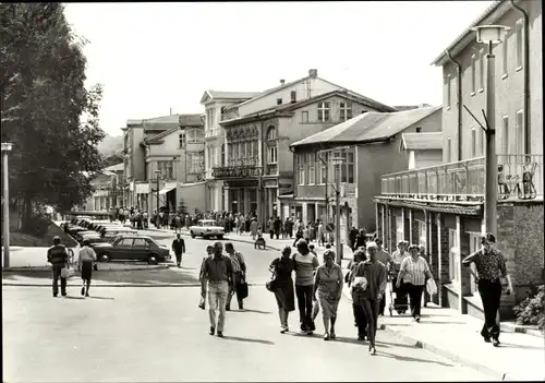 Ak Ostseebad Heringsdorf auf Usedom, Friedensstraße