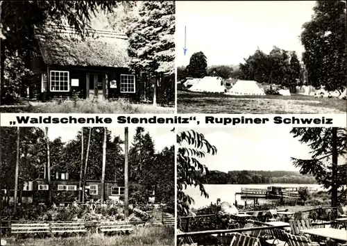 Ak Stendenitz Neuruppin in Brandenburg, Waldschenke Stendenitz