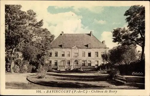 Ak Bavincourt Pas-de-Calais, Chateau de Boiry