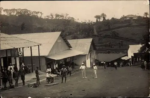 Ak Conakry Konakry Guinea, Straßenpartie