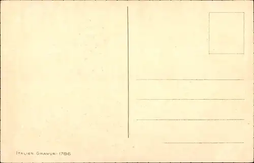 Künstler Ak Küssendes Liebespaar