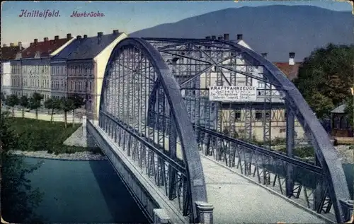 Ak Knittelfeld Steiermark, Murbrücke