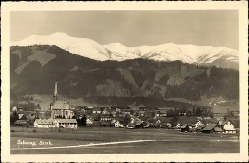 Ak Zeltweg Steiermark, Gesamtansicht