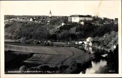 Ak Drosendorf an der Thaya Niederösterreich, Gesamtansicht