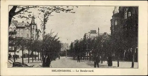 Ak Hälsingborg Helsingborg Schweden, Boulevard