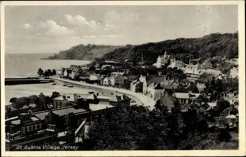 Ak Saint Aubin Kanalinsel Jersey, Panorama