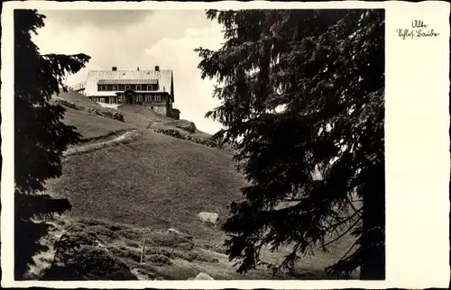 Ak Szklarska Poręba Schreiberhau Schlesien, Alte schlesische Baude, Schronisko Pod Łabskim Szczytem