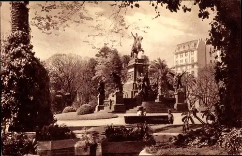 Ak Buenos Aires Argentinien, General S. Martin Monument auf dem S. Martin Square