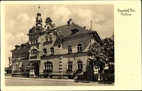 Ak Hermsdorf in Thüringen, Rathaus