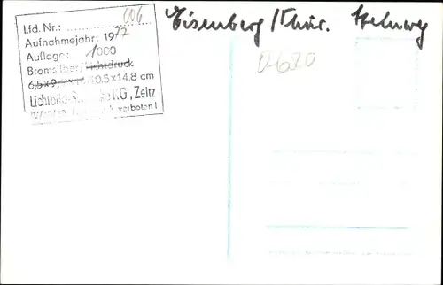 Foto Ak Eisenberg in Thüringen, Steinweg, Eck-Cafe, Trabant