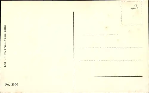 Ak Bern Stadt Schweiz, Ansicht mit Jungfrau, Breithorn, Blümlisalp, Niesen