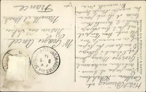 Ak Interlaken Kt. Bern Schweiz, Panorama vom Ort und Jungfrau