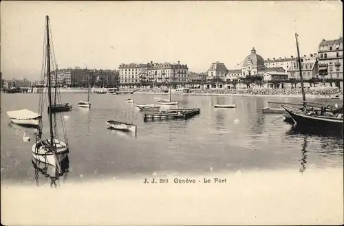 Ak Genf Genf Schweiz, Le Port