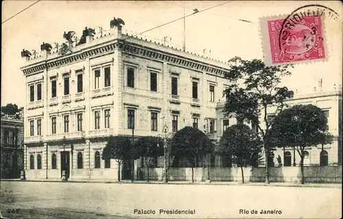 Ak Rio de Janeiro Brasilien, Palacio Presidencial