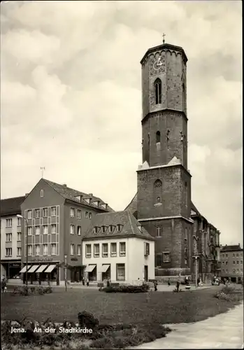 Ak Jena in Thüringen, An der Stadtkirche