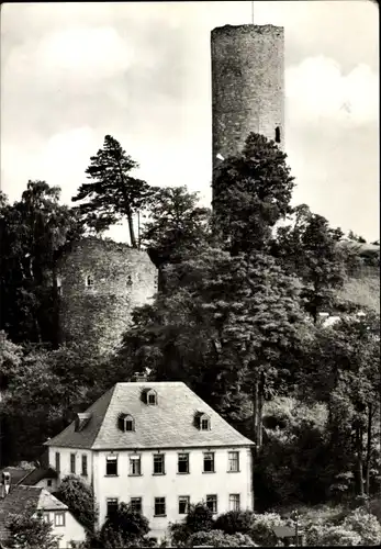 Ak Bad Lobenstein in Thüringen, Der alte Turm