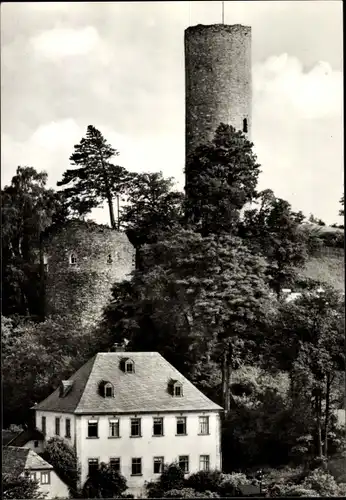 Ak Bad Lobenstein in Thüringen, Der alte Turm