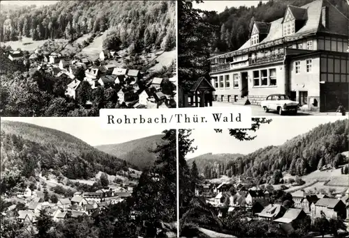 Ak Rohrbach bei Saalfeld Thüringer Wald, Gasthaus, Totalansicht
