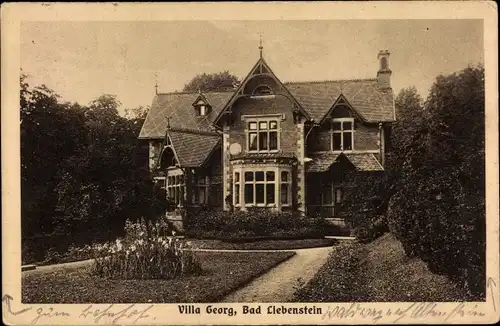 Ak Bad Liebenstein im Thüringer Wald, Villa Georg