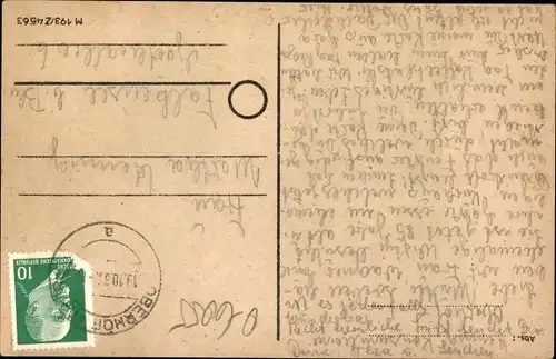 Ak Oberhof im Thüringer Wald, Haus Germania, Winter