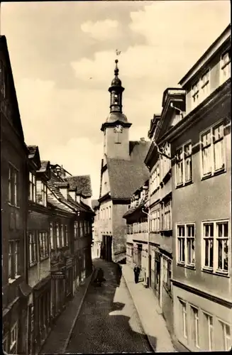 Ak Rudolstadt in Thüringen, Rathausgasse