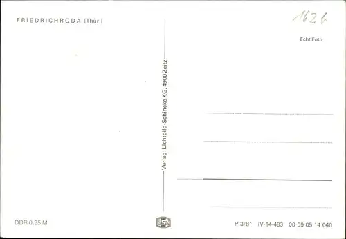 Ak Friedrichroda im Thüringer Wald, Blick auf den Ort