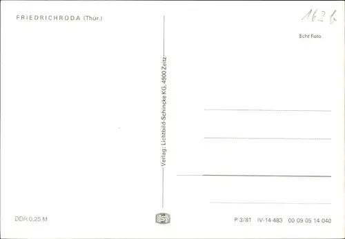 Ak Friedrichroda im Thüringer Wald, Blick auf den Ort