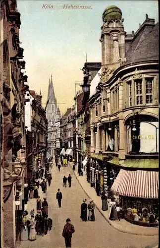 Ak Köln am Rhein, Partie in der Hohestraße