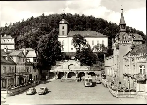 Ak Leutenberg in Thüringen, Markt