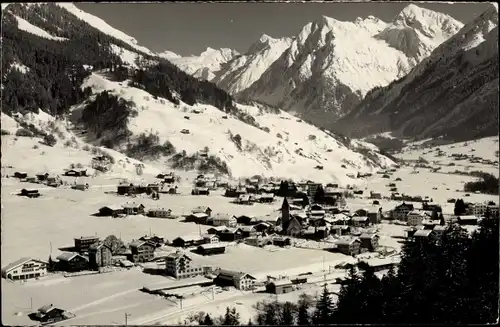 Ak Klosters Schweiz, mit Silvrettagruppe