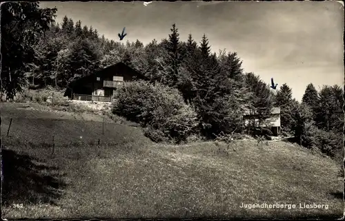 Ak Liesberg Basel Landschaft, Jugendherberge