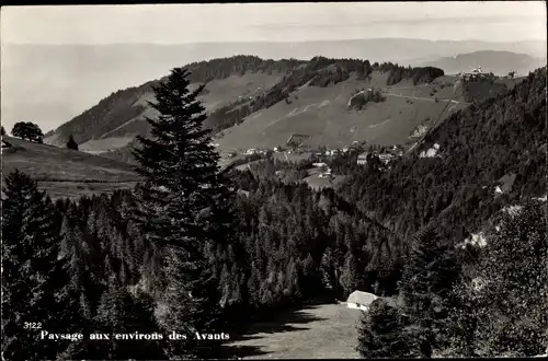 Ak Les Avants Montreux Kanton Waadt, Paysage aux environs