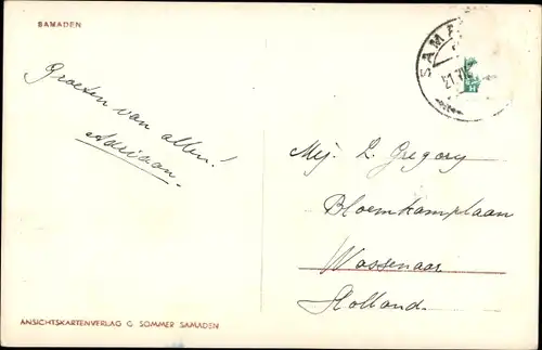 Ak Samaden Samedan Kanton Graubünden, Panorama