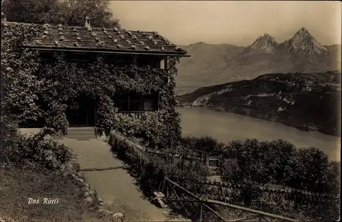 Ak Rütli Seelisberg Kanton Uri, Panorama