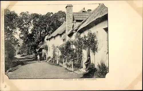 Ak Luccombe Isle of Wight England, Cottege