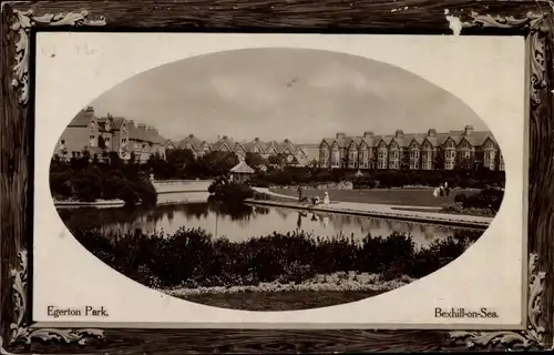 Passepartout Ak Bexhill on Sea Sussex England, Egerton Park