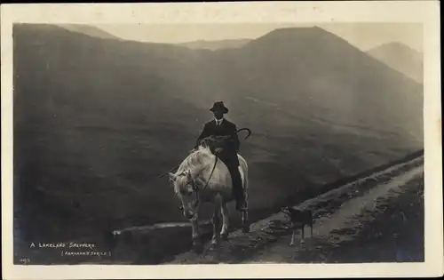 Ak Cumbria England, A Lakeland Shepherd