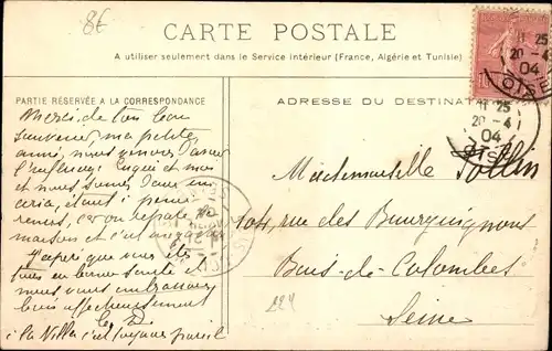 Ak Senlis-Oise, La Gare